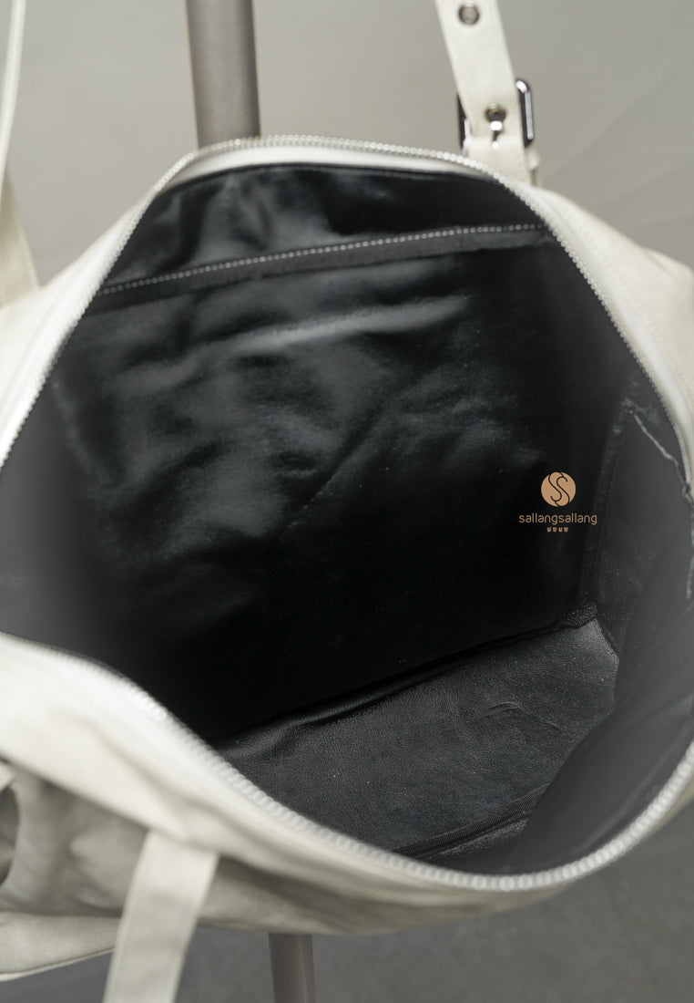 [DEFECT SALE 207] Pocket Utility Bag L - Vintage Ivory