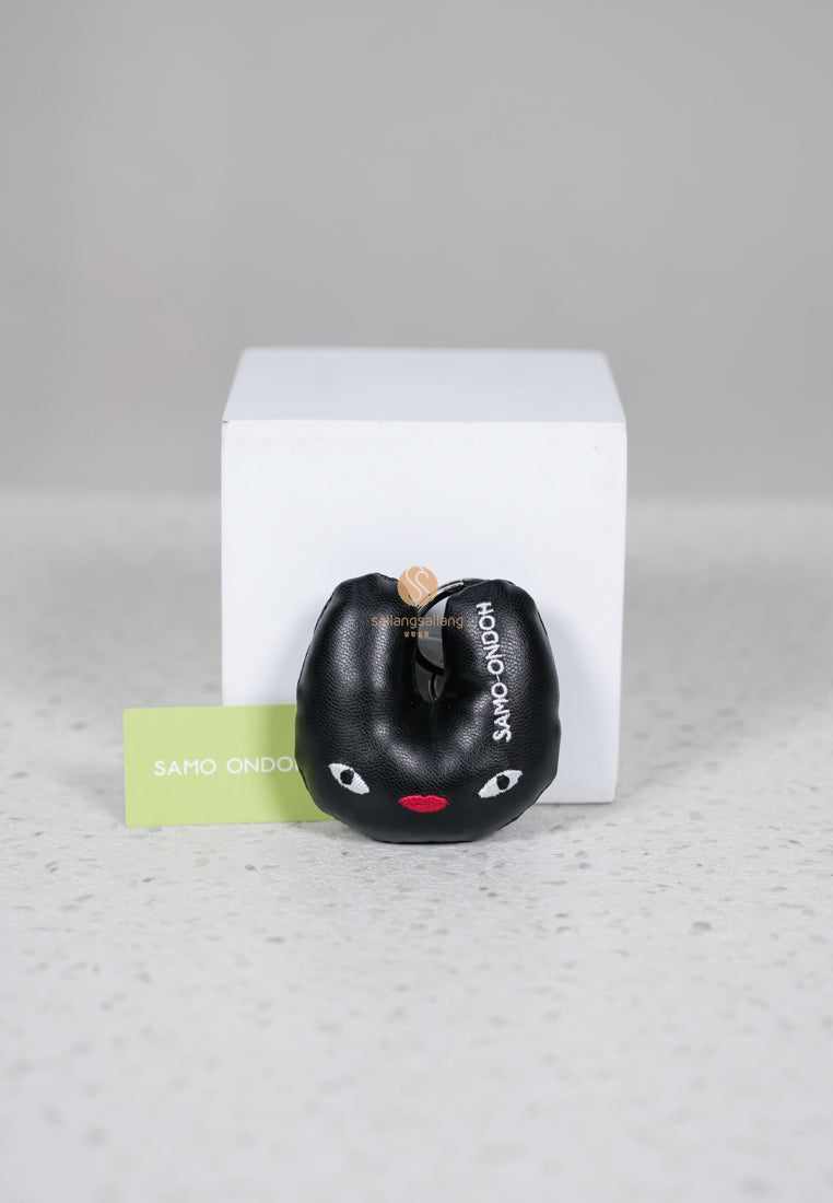 [DEFECT SALE 180] Tokiyom Keychain - Nappa Black