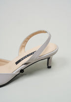 Petri Slingback Heels Gray 5 cm