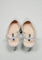 Petri Slingback Heels Gray 5 cm