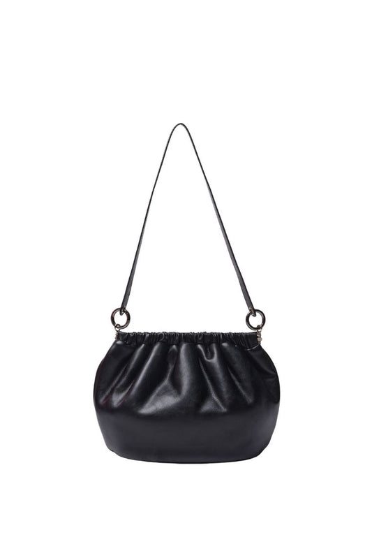 Shoulder Egg Bag S Lambskin Black