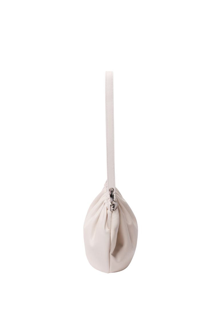Shoulder Egg Bag S Lambskin Cream