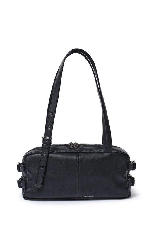 Side Belt Bag M Nappa Matt Black