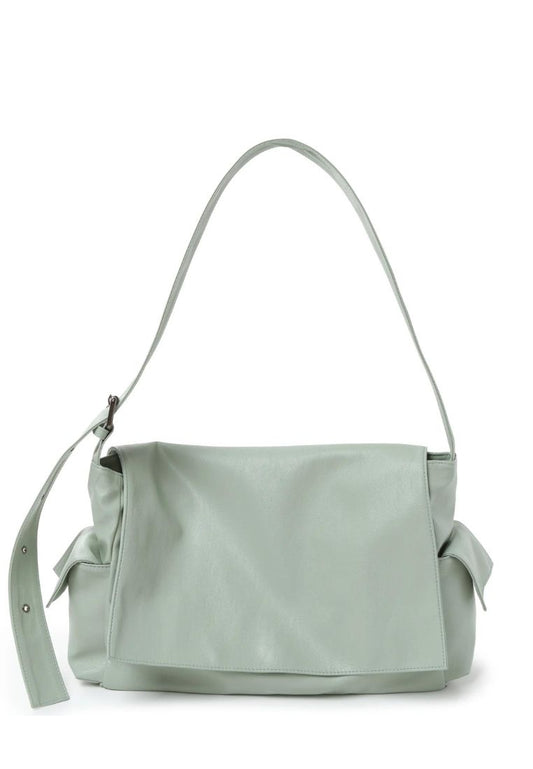 Side Pocket Messanger Bag L Nappa Ice