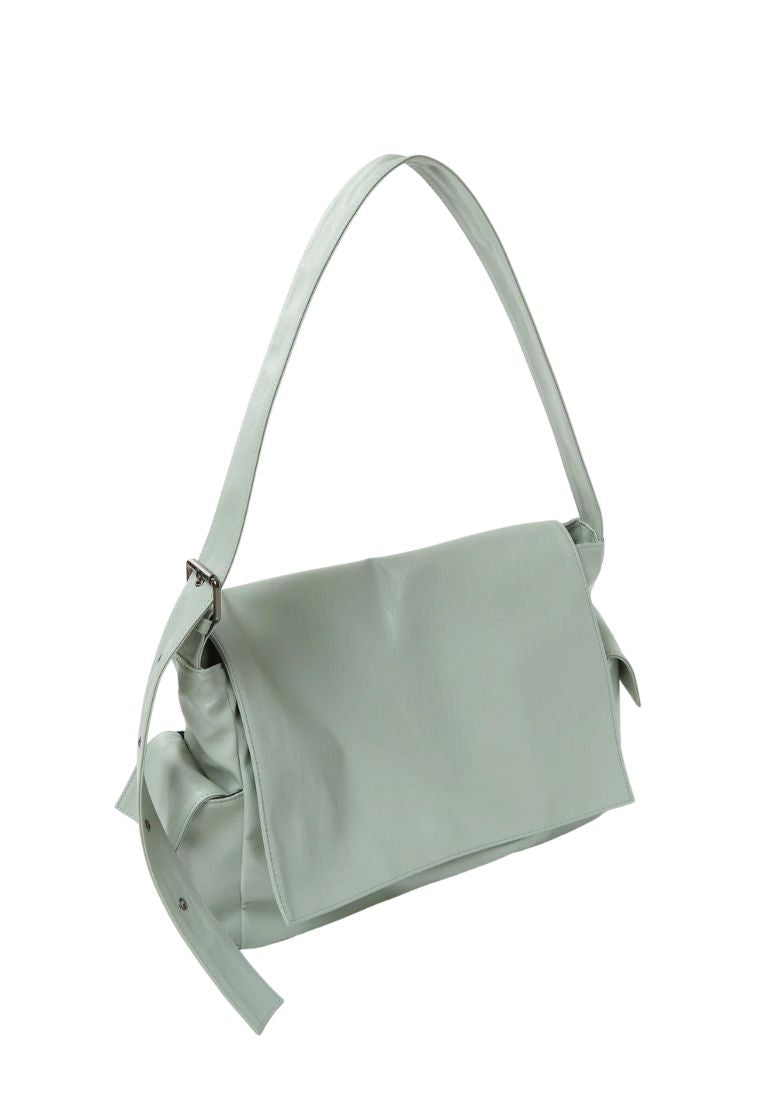 Side Pocket Messanger Bag L Nappa Ice