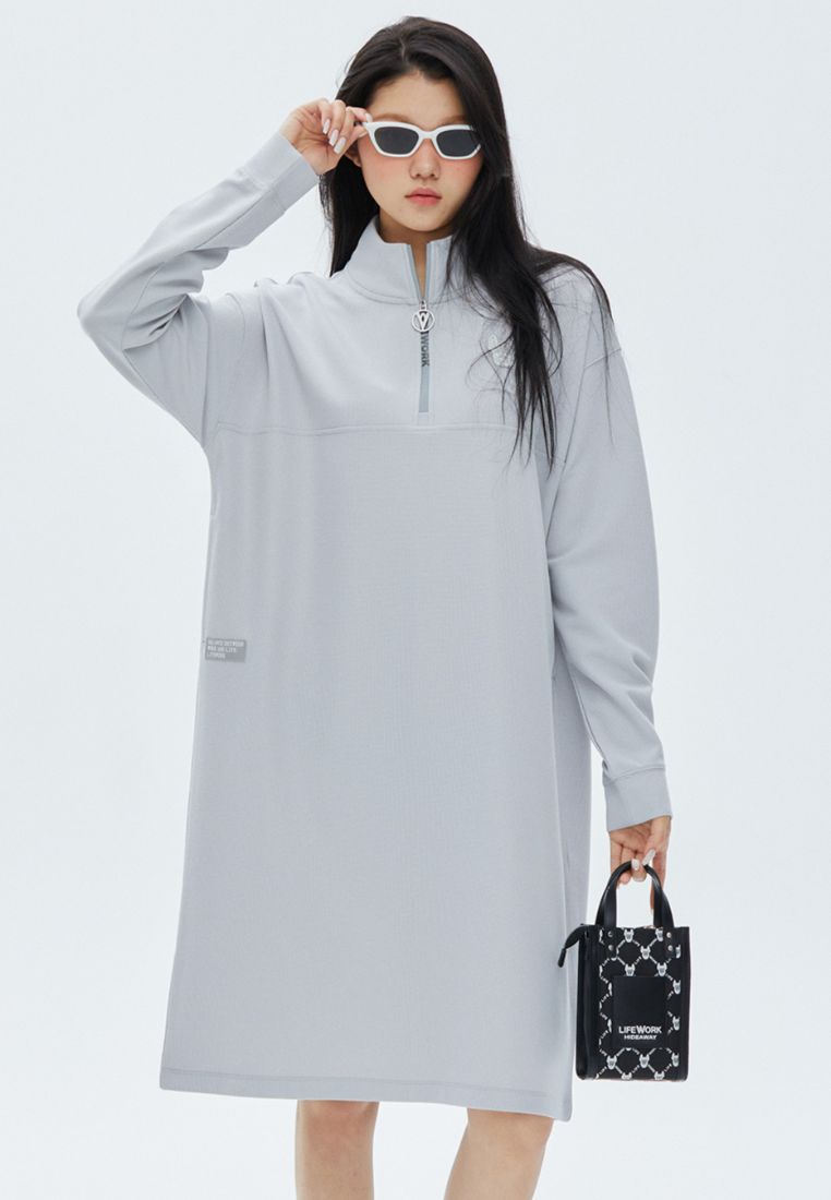 Silicon Wappen Half Zip Up One Piece