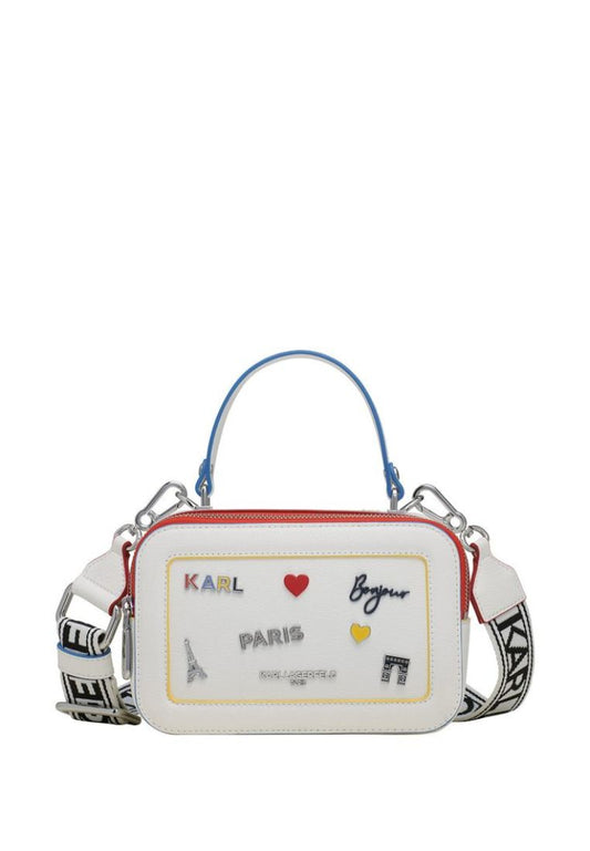 Simone Camera Bag White Multi