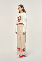 Simple Crop T-Shirt F Luna