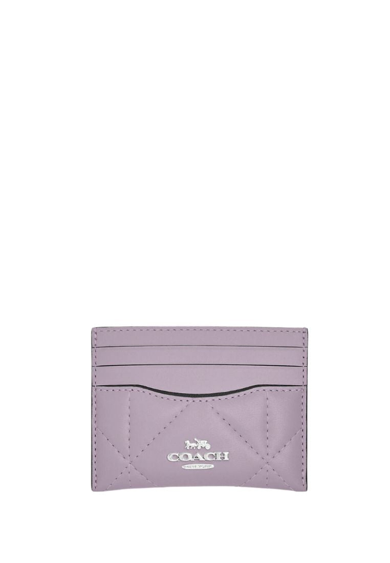 Slim Id Card Case With Puffy Diamond Quilting Mist