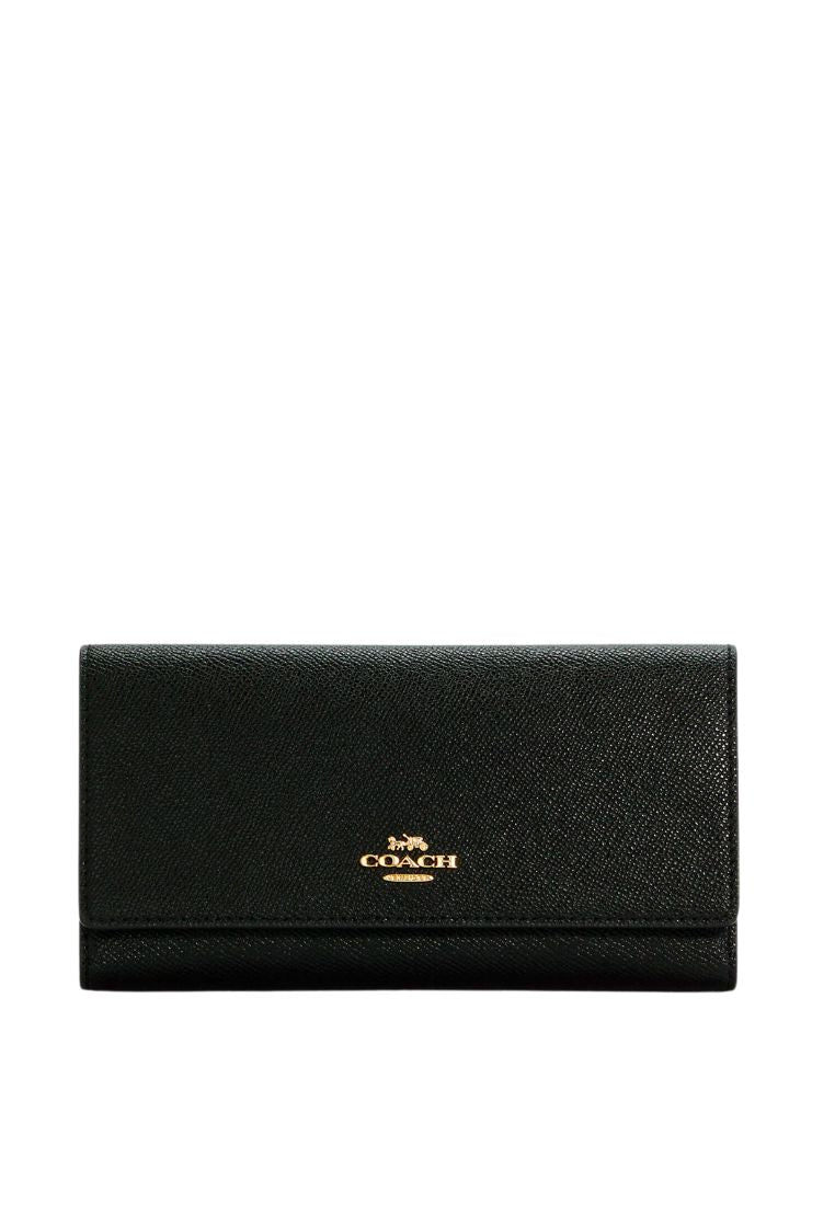 Slim Trifold Wallet Black