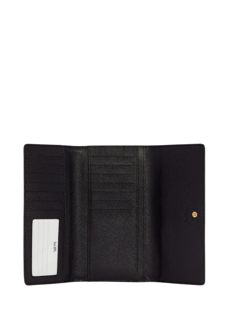 Slim Trifold Wallet Black