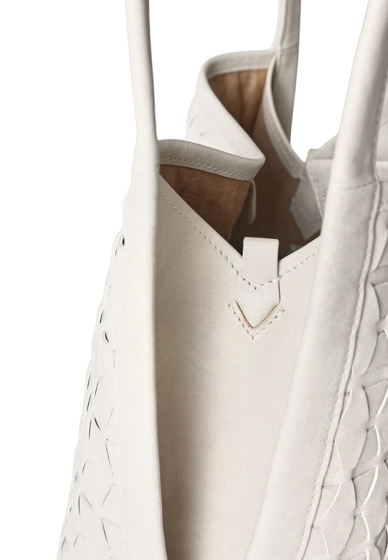 Lattice Bucket Bag - Cloud