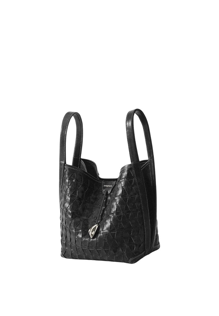 Lattice Bucket Bag - Onyx