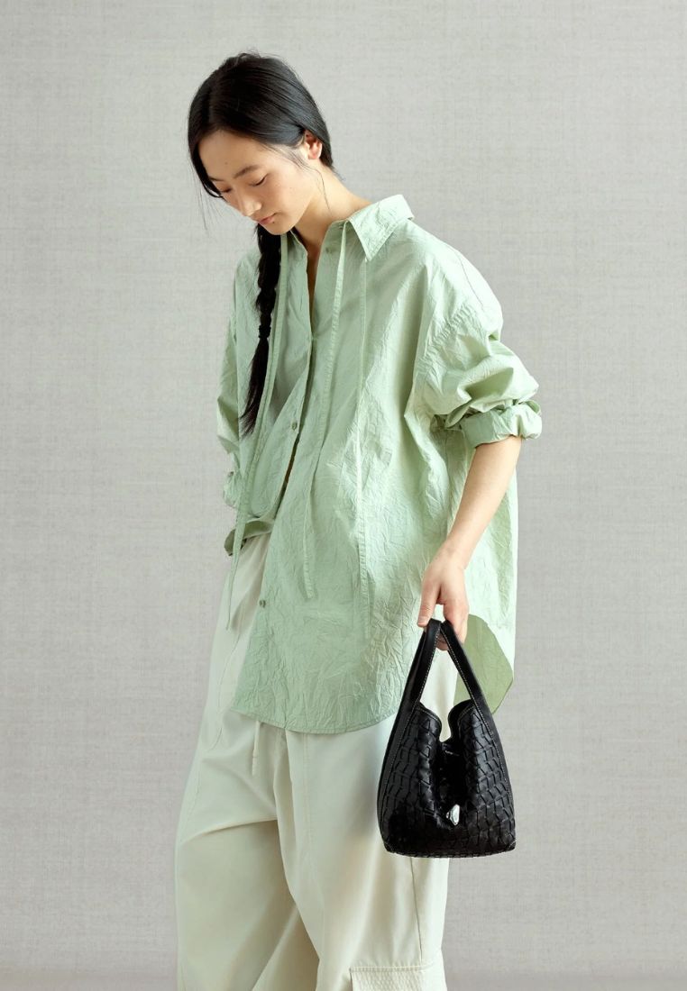 Lattice Bucket Bag - Onyx
