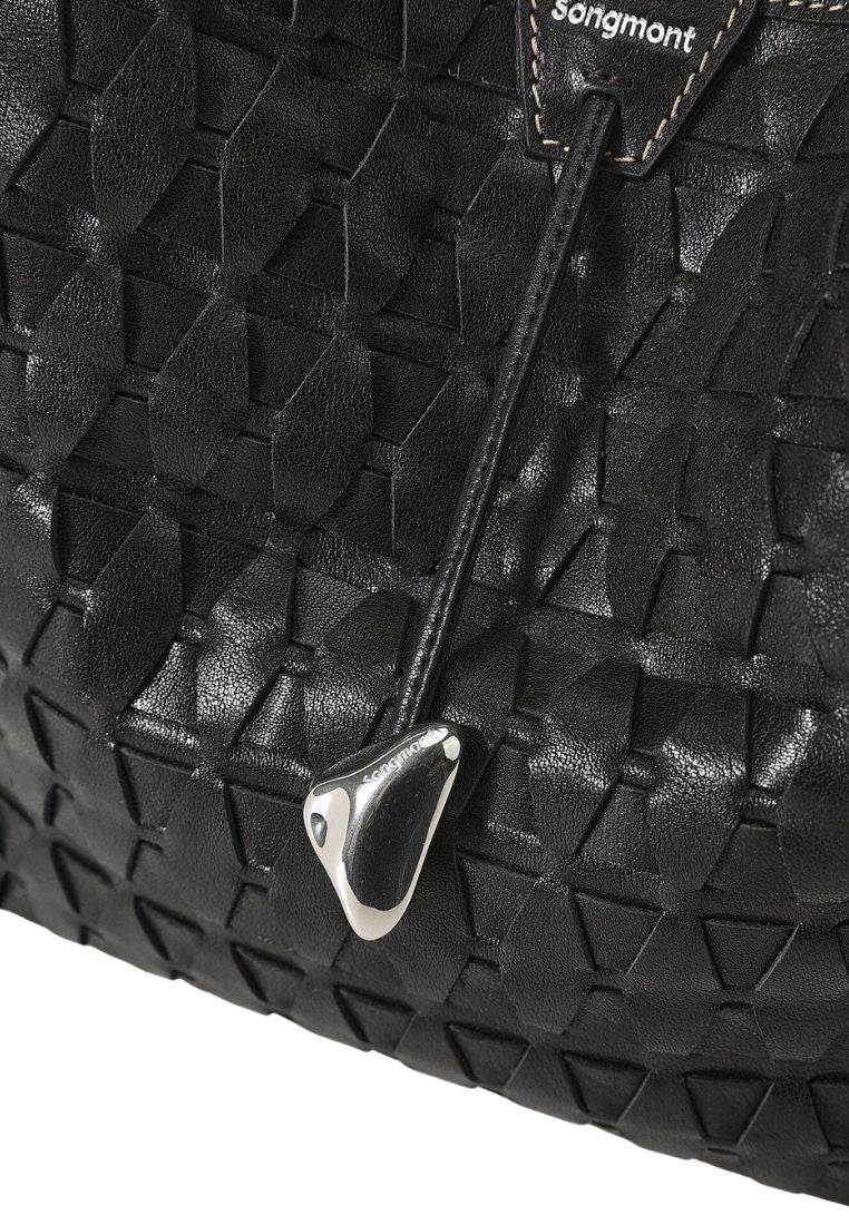 Lattice Bucket Bag - Onyx