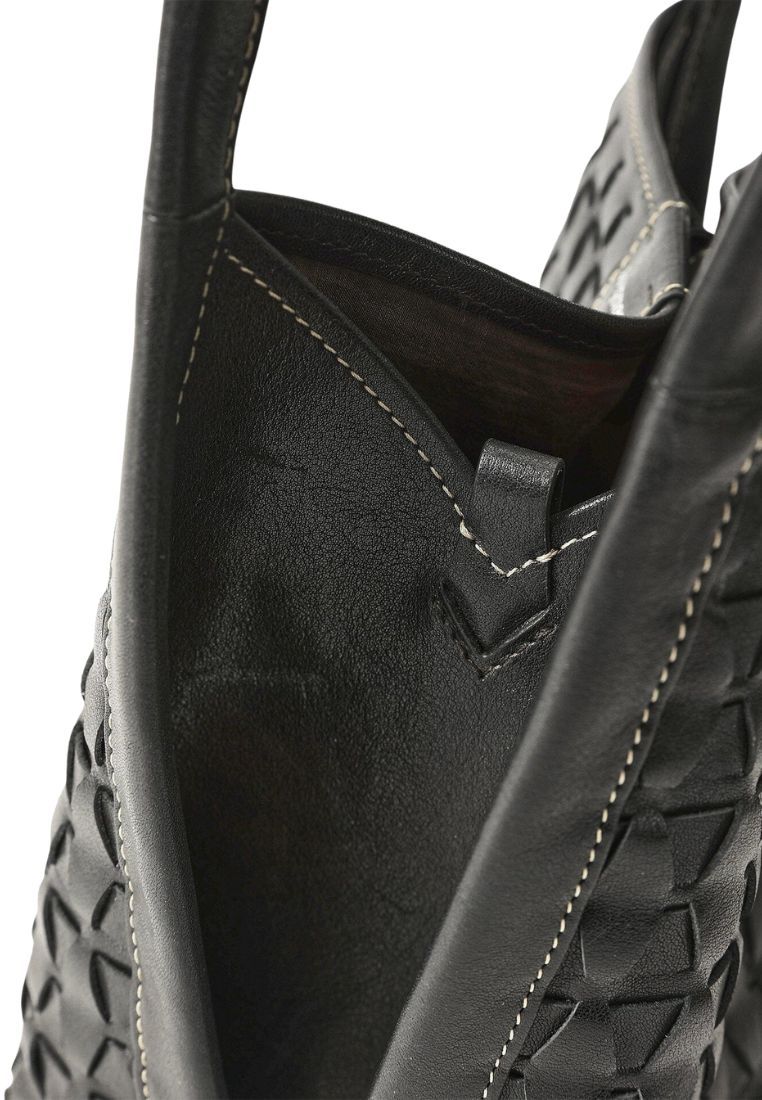 Lattice Bucket Bag - Onyx
