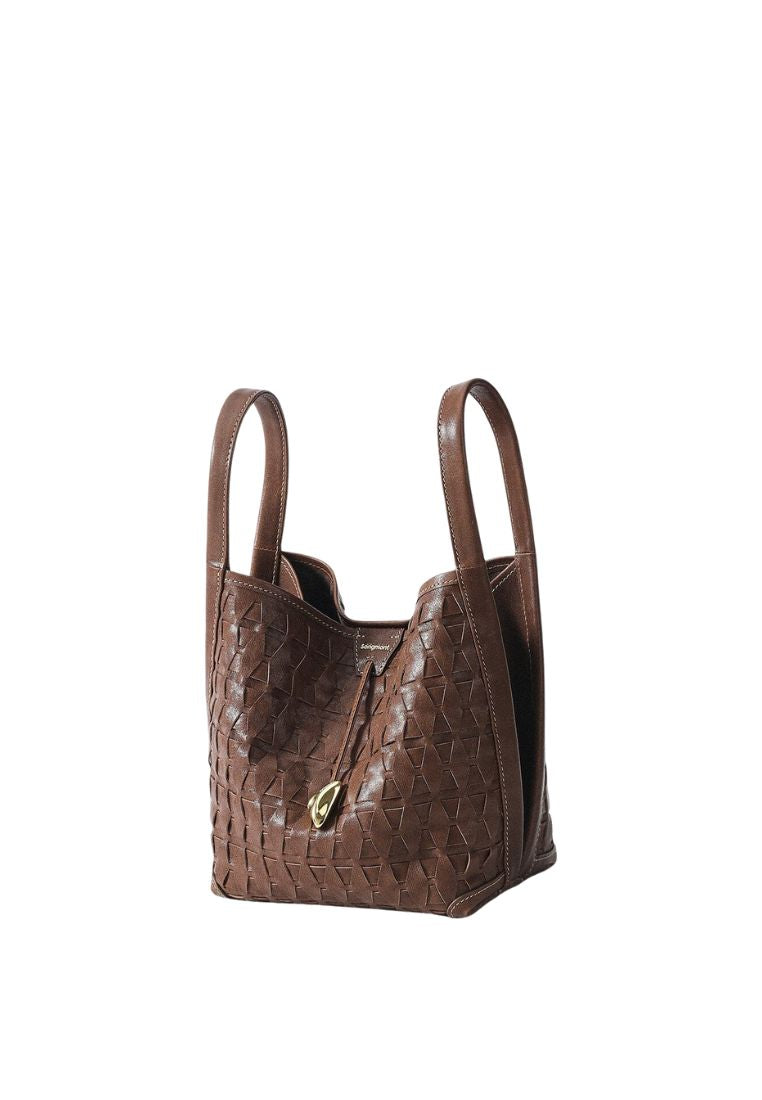 Lattice Bucket Bag - Sandal