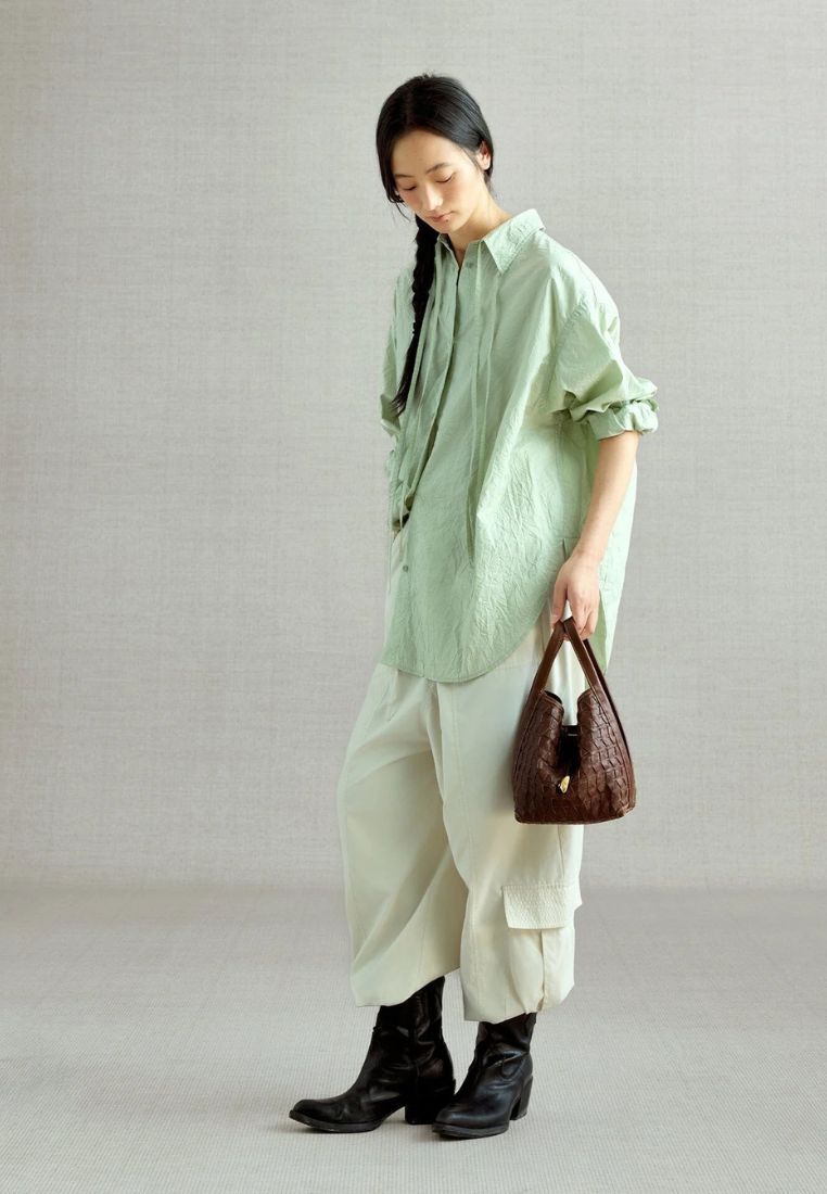 Lattice Bucket Bag - Sandal