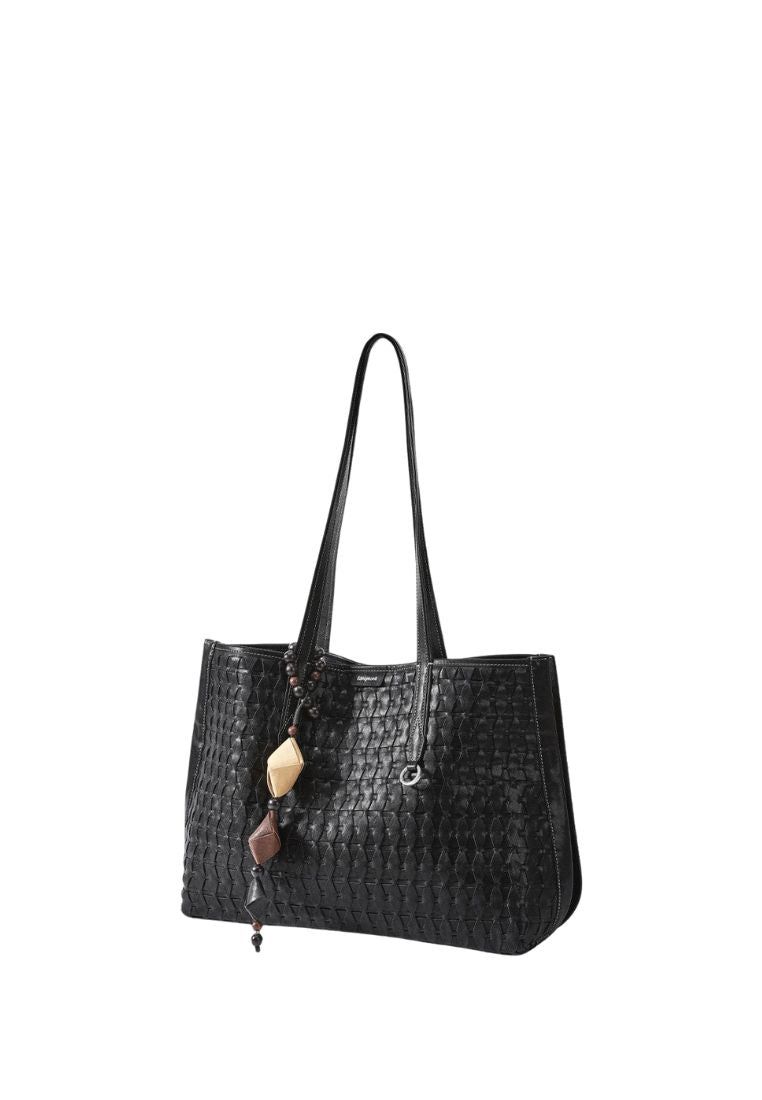 Medium Lattice Tote - Onyx