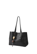 Medium Lattice Tote - Onyx