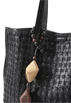 Medium Lattice Tote - Onyx