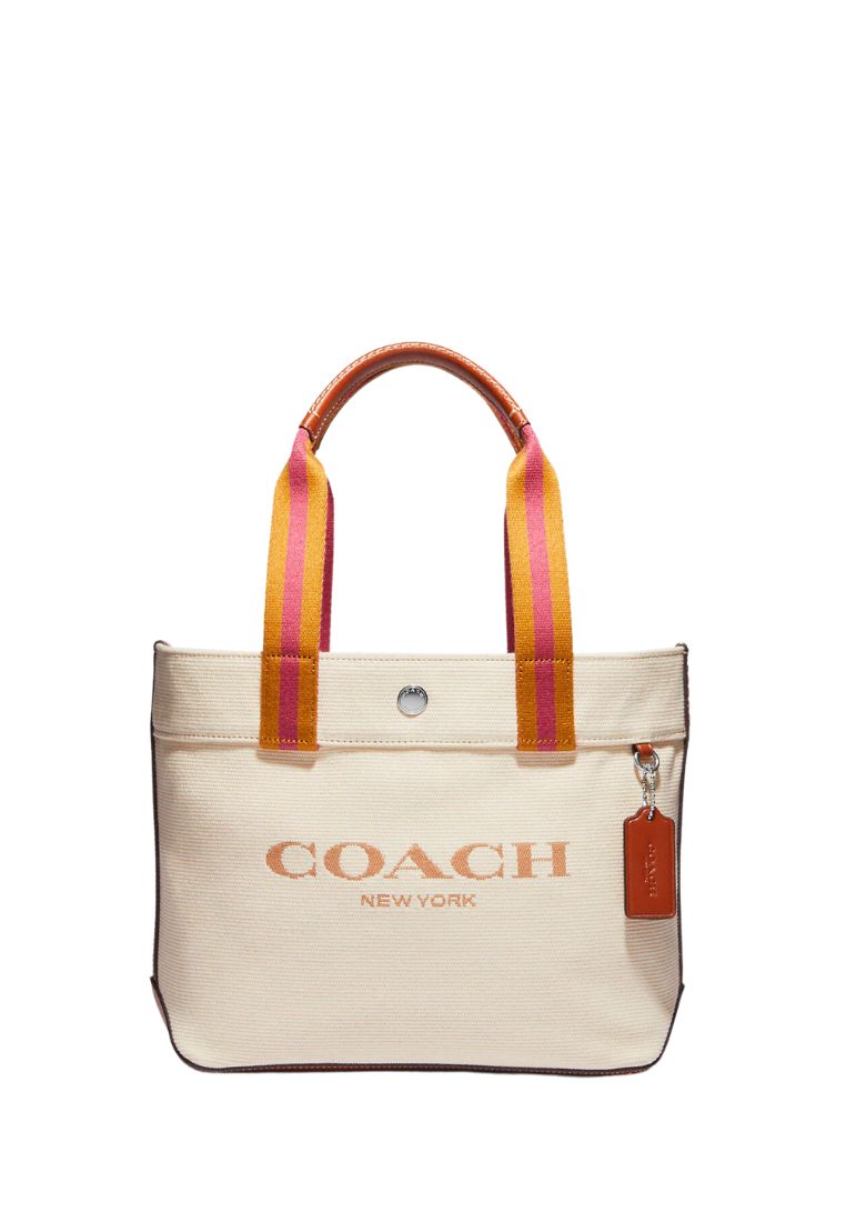 Small Canvas Tote Natural Multi