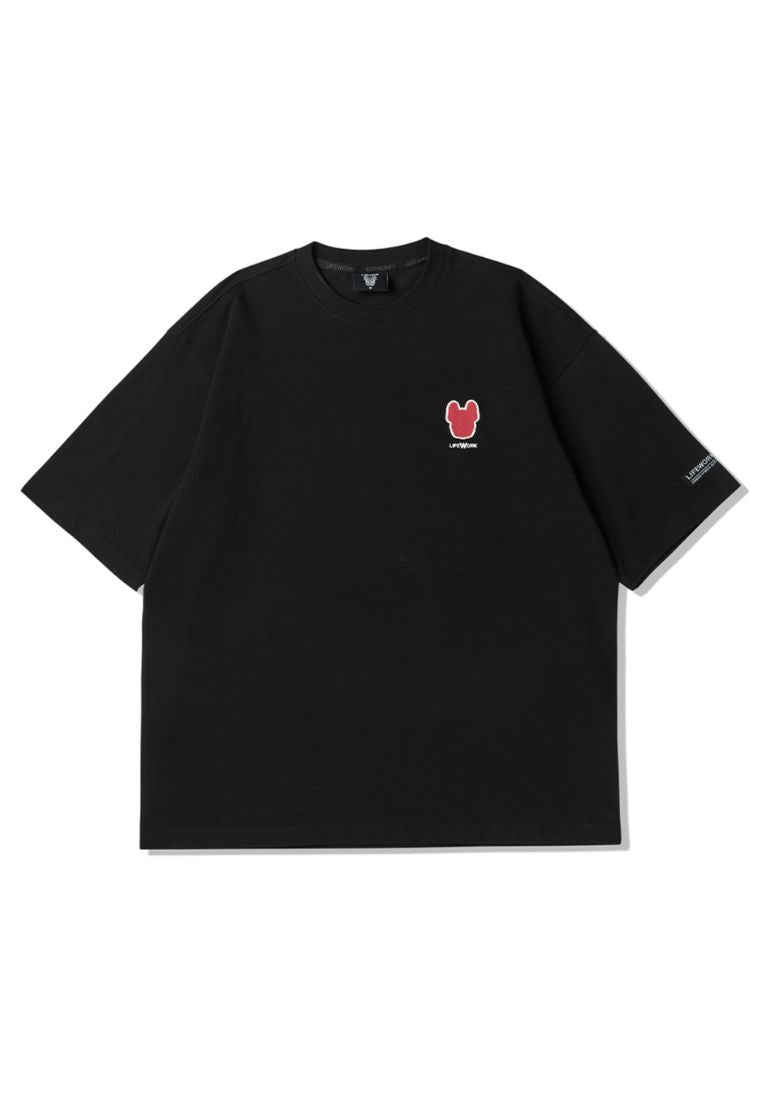 Small Radog Embroidery T-Shirt Black