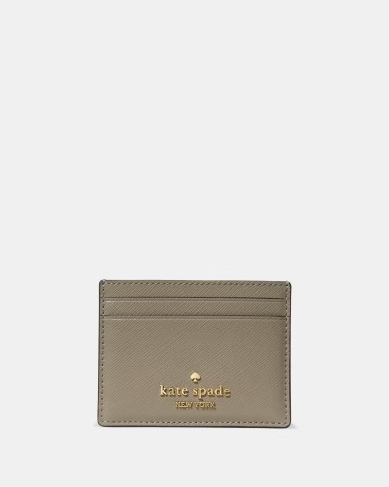 Small Slim Card Holder Oyster Shell