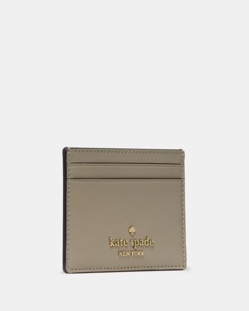 Small Slim Card Holder Oyster Shell