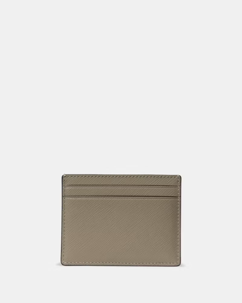 Small Slim Card Holder Oyster Shell