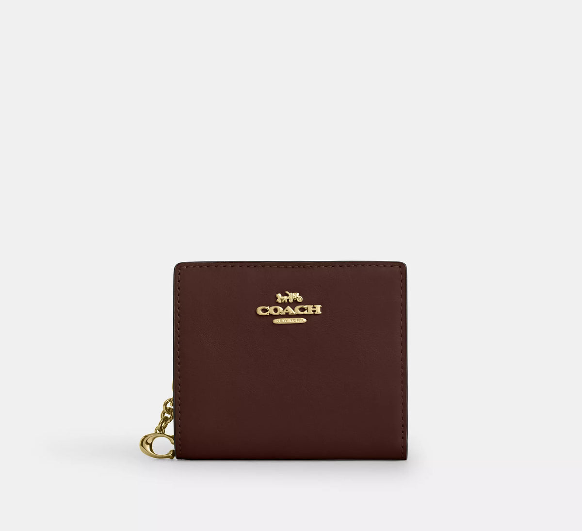 Snap Wallet With Charm Gold Maple