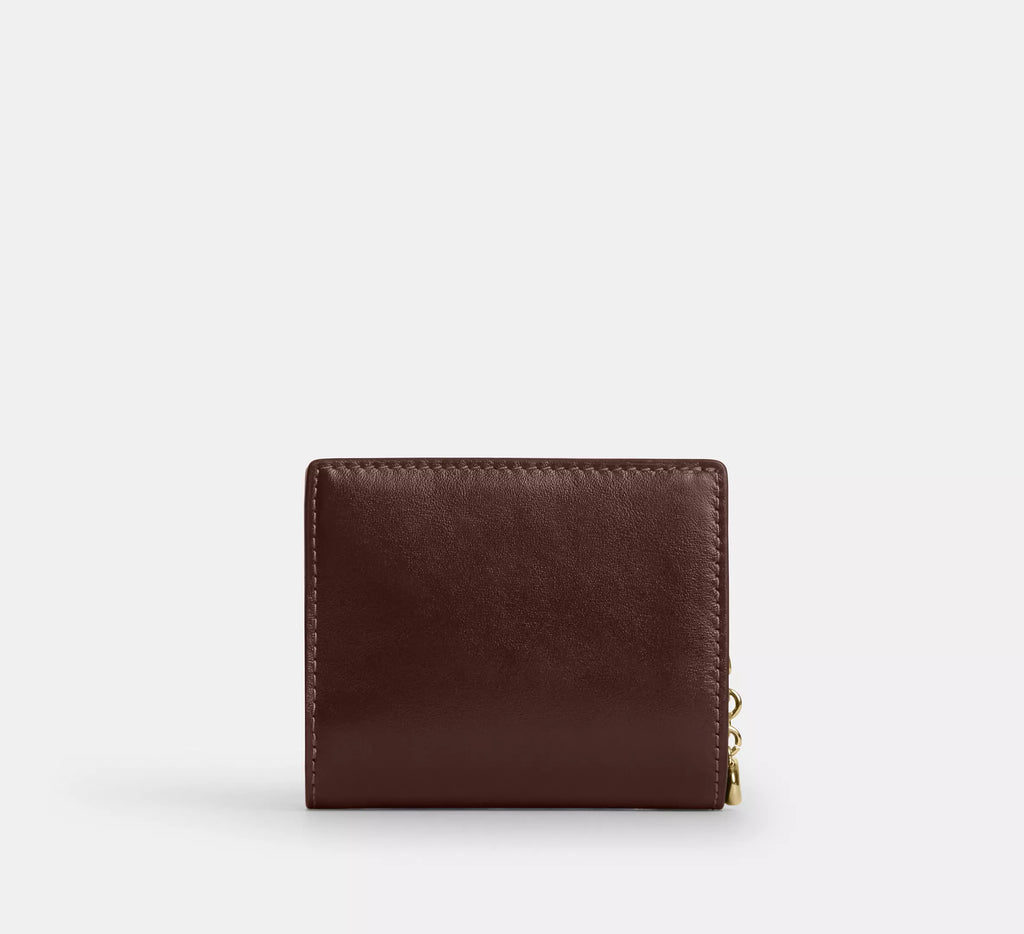 Snap Wallet With Charm Gold Maple