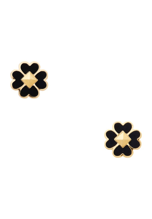 Spades & Studs Enamel Studs Black
