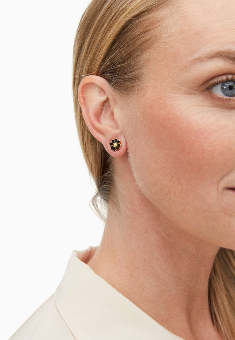 Spades & Studs Enamel Studs Black