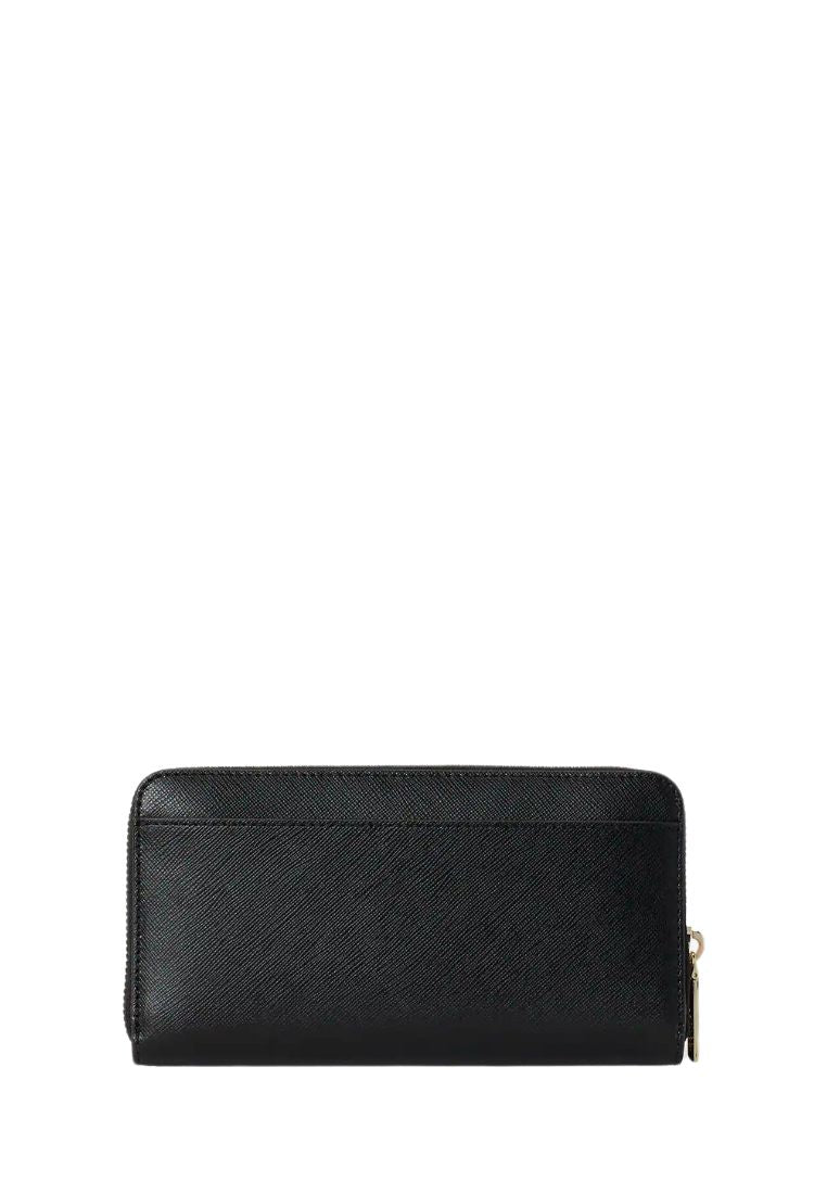 Spencer Zip-Around Continental Wallet Black