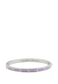 Spot The Spade Enamel Hinged Bangle Lilac