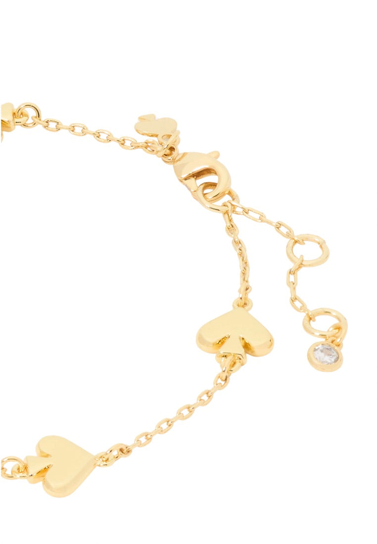 Spot The Spade Metal Scatter Bracelet Gold