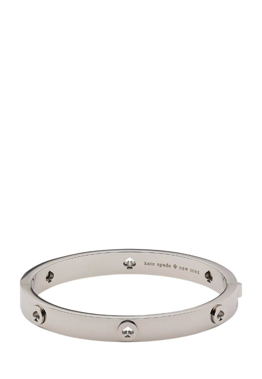 Spot The Spade Studded Bangle Silver