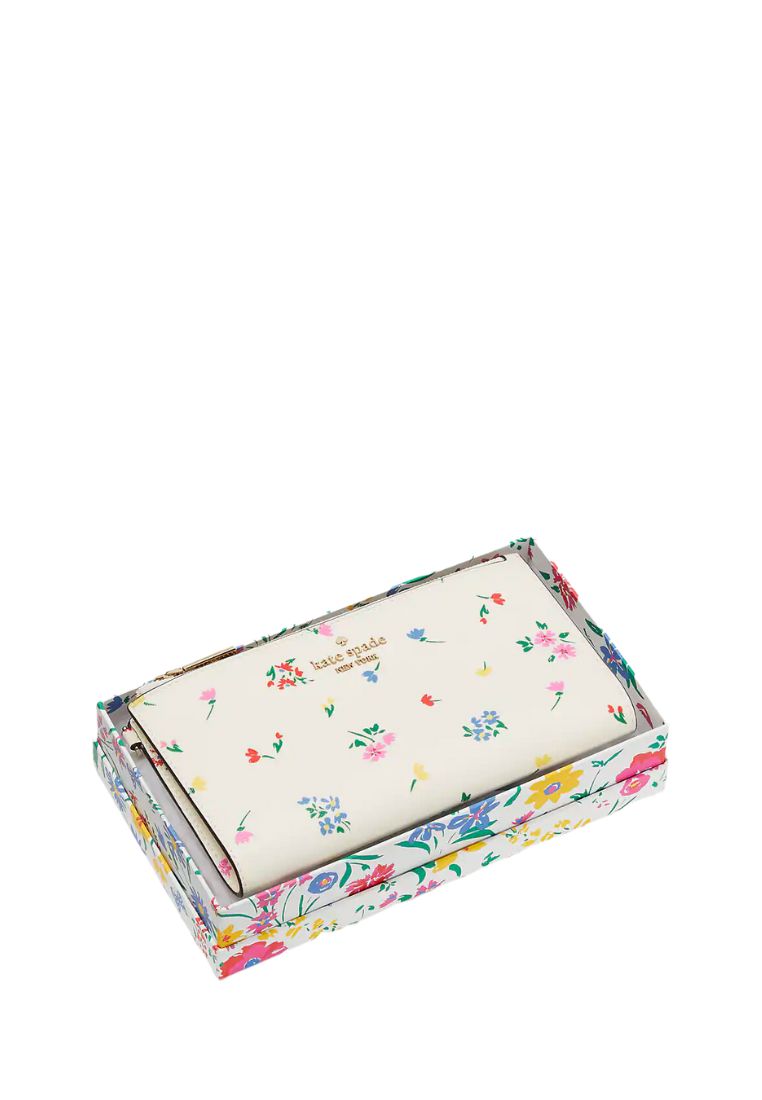 Staci Garden Bouquet Boxed Zip Wristlet