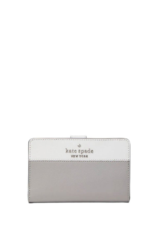 Staci Medium Compact Bifold Wallet Nimbus Grey Multi