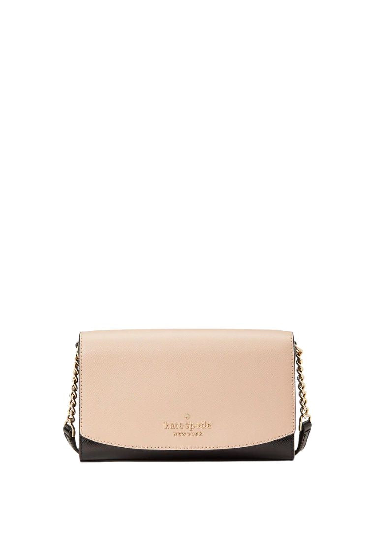 Staci Small Flap Crossbody Warm Beige Multi