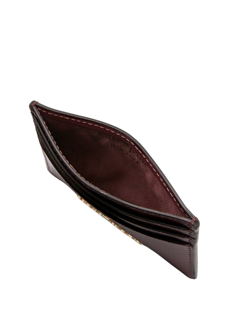 Staci Small Slim Card Holder Deep Berry