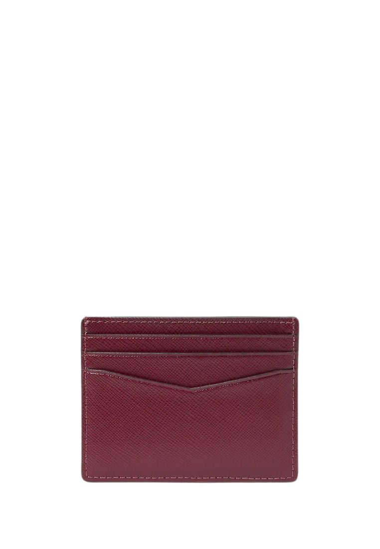 Staci Small Slim Card Holder Deep Berry