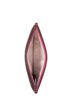 Staci Small Slim Card Holder Deep Hibiscus
