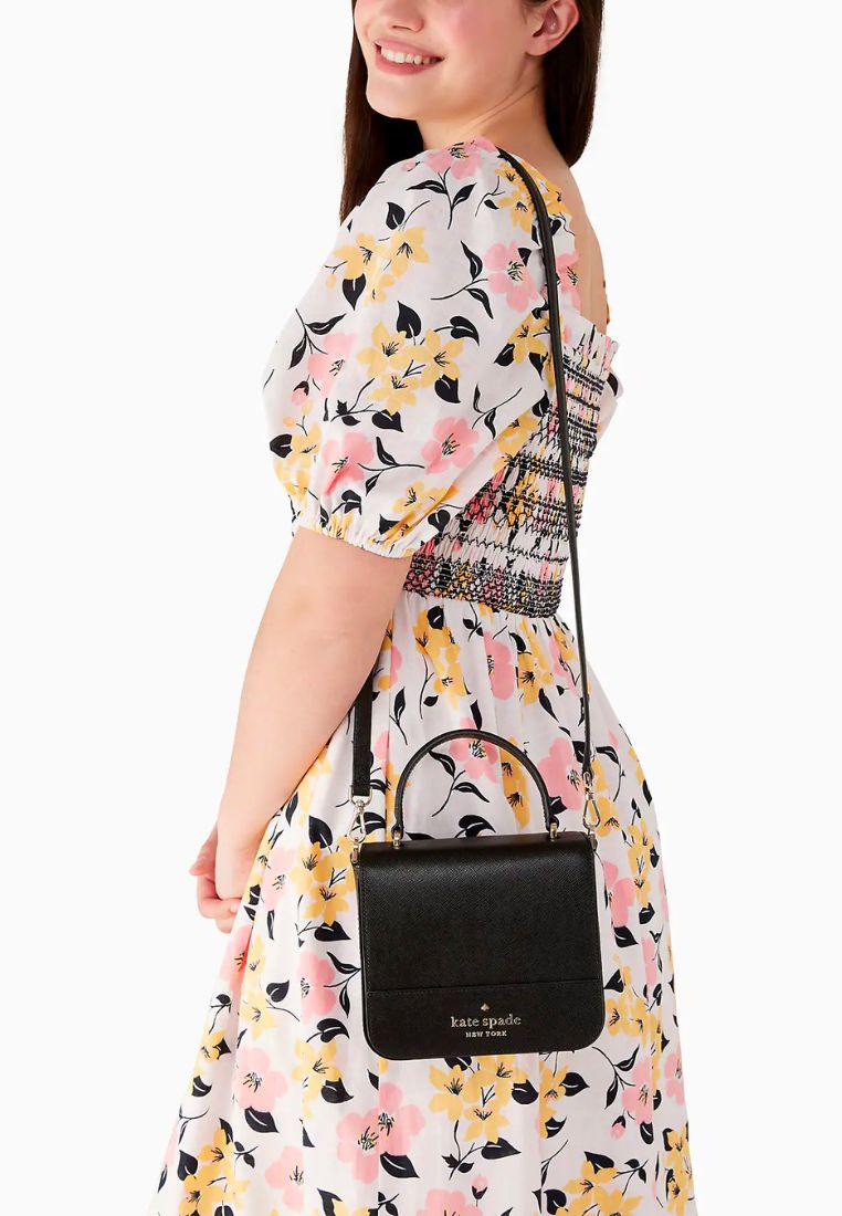Staci Square Crossbody Black