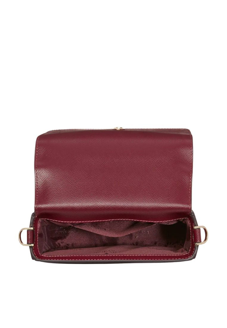 Staci Square Crossbody Deep Berry