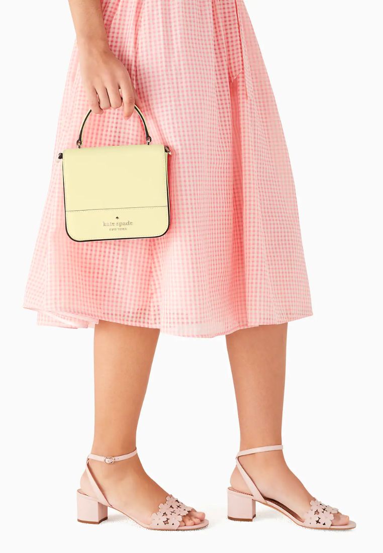 Staci Square Crossbody Lemon Fondant