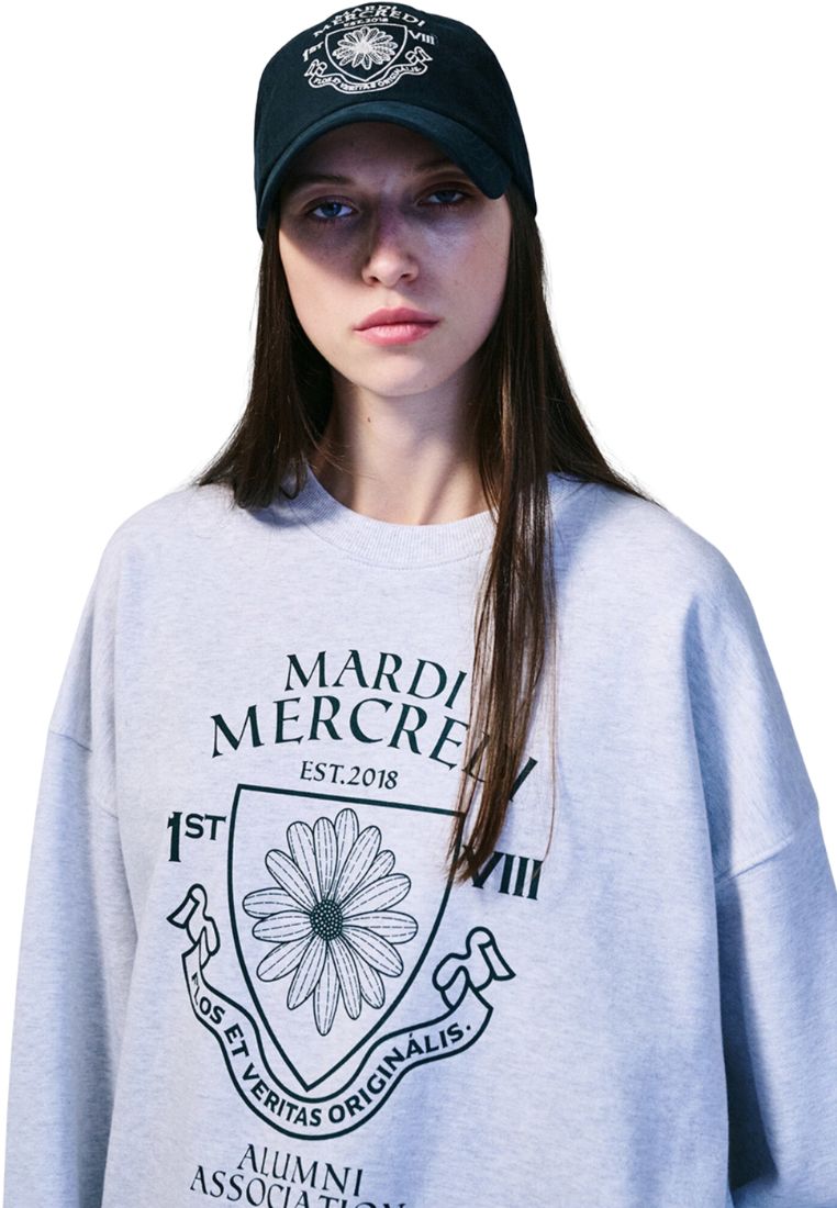 Sweatshirt Alumni Emblem Heather Deep Green
