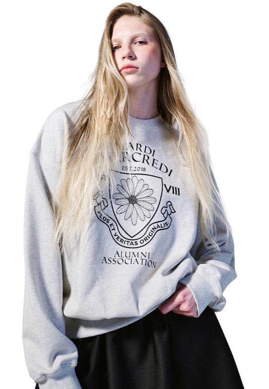 Sweatshirt Alumni Emblem Oatmeal Black