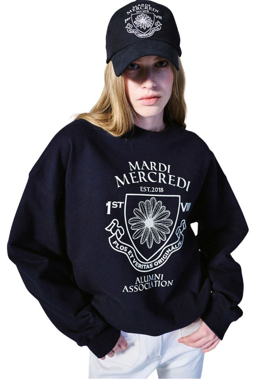 Sweatshirt Alumni Emblem Navy Ivory